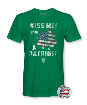 Kiss Me I'm A Patriot - Men's Shirt - Proper Patriot