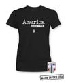 America Est. 1776 - USA Apparel Shirts - Women's Patriotic Shirts - Proper Patriot
