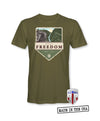 Real Freedom- American Outdoor Apparel - USA Shirt - Patriotic Shirts for Men