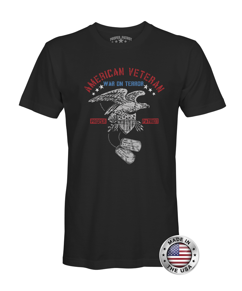 War On Terror - American Eagle - Patriotic Shirts for Men - Proper Patriot