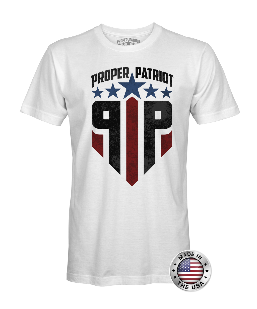Patriotic Proper Patriot Logo - Patriotic Shirts for Men - Proper Patriot