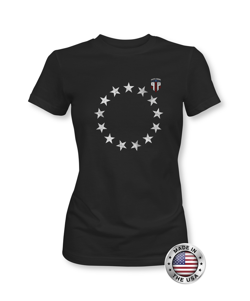 Betsy Ross Flag - American Flag Shirt - Women's Patriotic Shirts - Proper Patriot