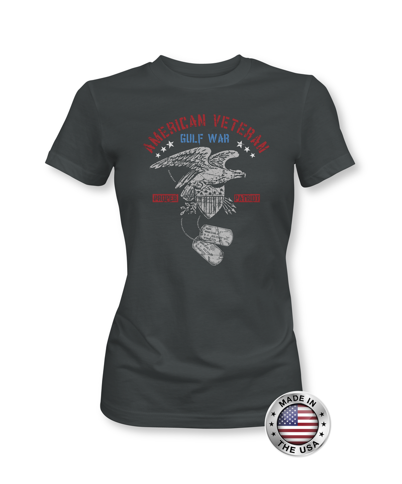 Gulf War Veteran - American Eagle - Women's Patriotic Shirts - Proper Patriot