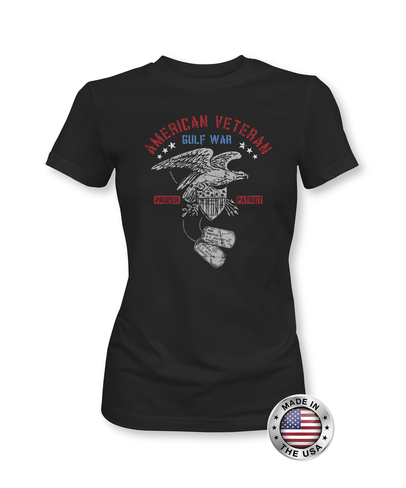 Gulf War Veteran - American Eagle - Women's Patriotic Shirts - Proper Patriot